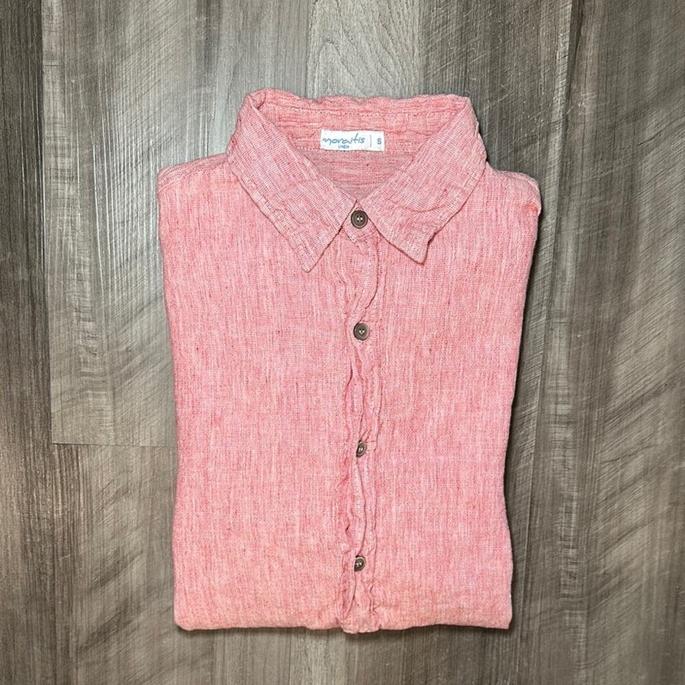 Motaitis Linen Long Sleeve Button Down - Small